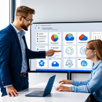 **

"A team of IT professionals collaborating around a large screen displaying a hybrid cloud architecture diagram, showcasing connections between on-premise servers and cloud services (AWS, Azure, Google Cloud icons subtly visible). The office is modern and brightly lit. Everyone is fully clothed in business casual attire, appropriate for a professional workplace. Safe for work, appropriate content, modest attire, family-friendly, professional, perfect anatomy, correct proportions, natural pose, well-formed hands, proper finger count, natural body proportions, high quality rendering, clean lines."

**