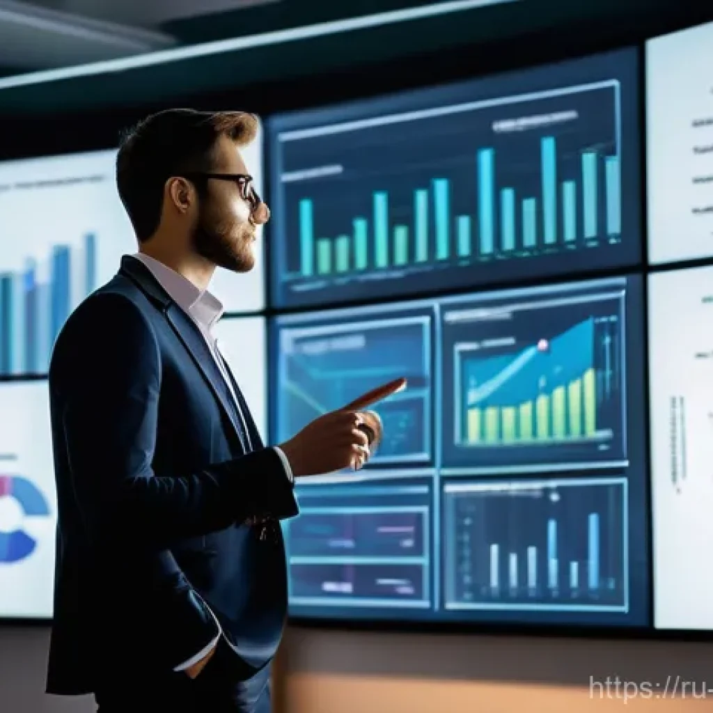 빅데이터 기술자의 기술 블로그 운영 팁 - **Prompt 1: Data Storytelling and Dynamic Visualization**
"A sophisticated, modern office settin...