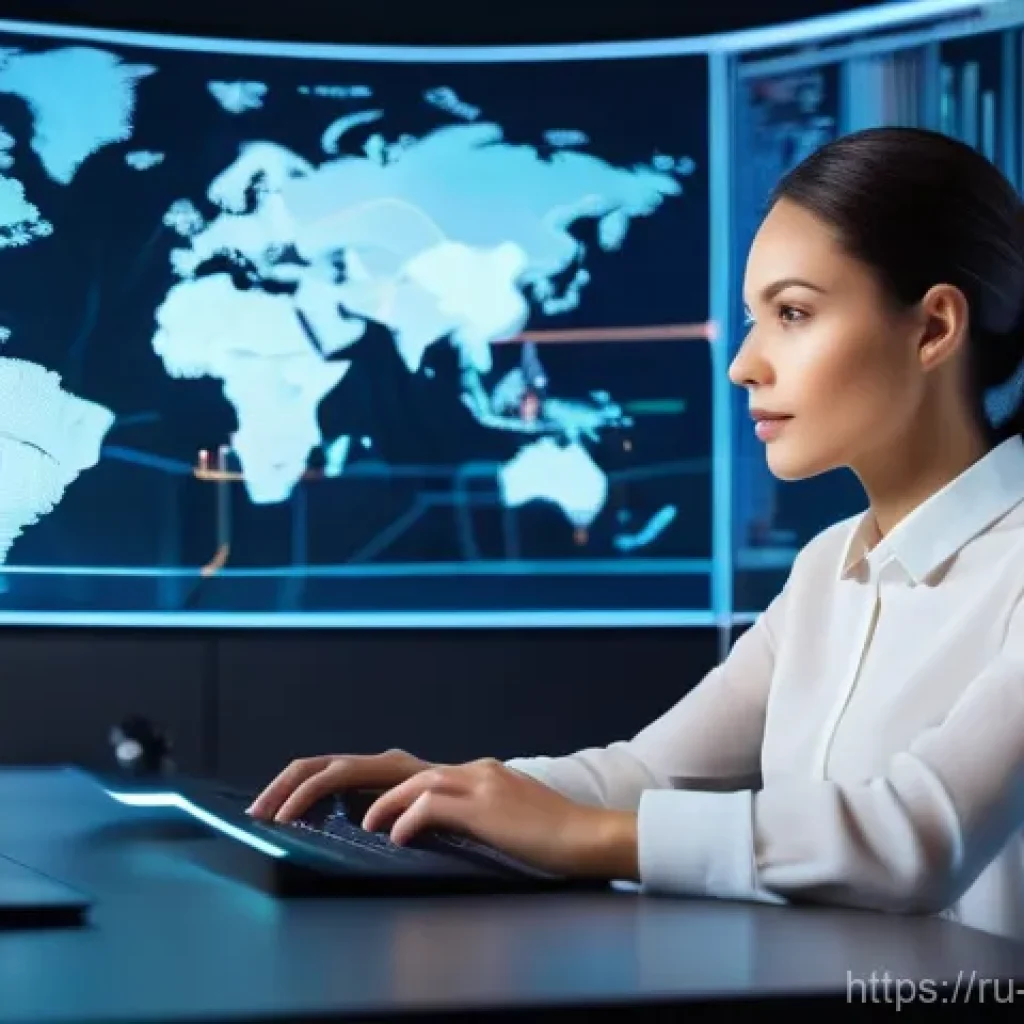 빅데이터 기술자의 데이터 중심 사고 개발 - A professional, intelligent-looking woman in stylish business casual attire (a smart blouse and trou...