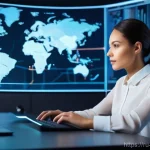 Home 20 빅데이터 기술자의 데이터 중심 사고 개발 - A professional, intelligent-looking woman in stylish business casual attire (a smart blouse and trou...